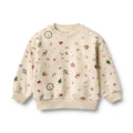 Sweat L/S Elliot - Offwhite Holiday - Enfant