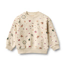 Sweat L/S Elliot - Offwhite Holiday - Enfant