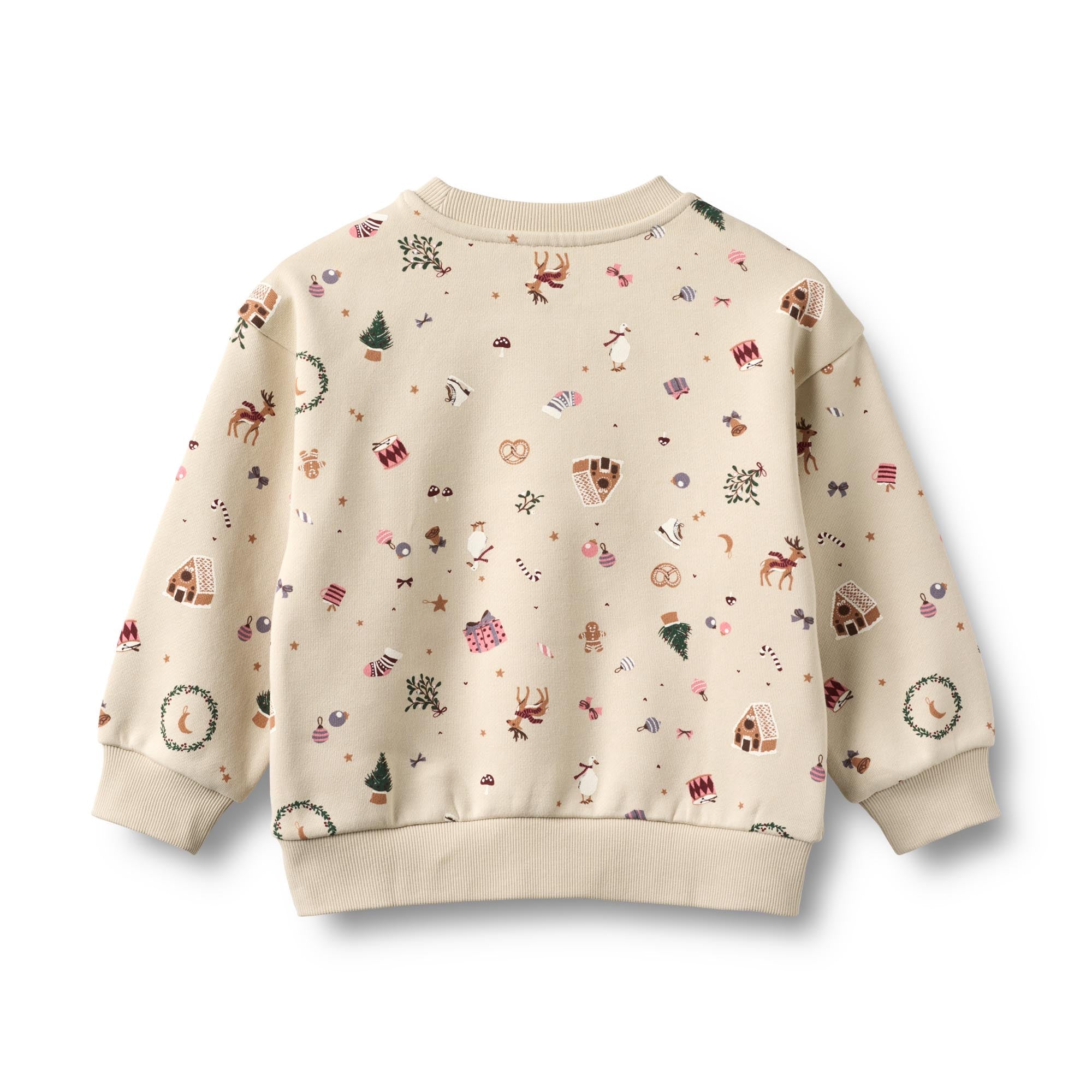 Sweat L/S Elliot - Offwhite Holiday - Enfant