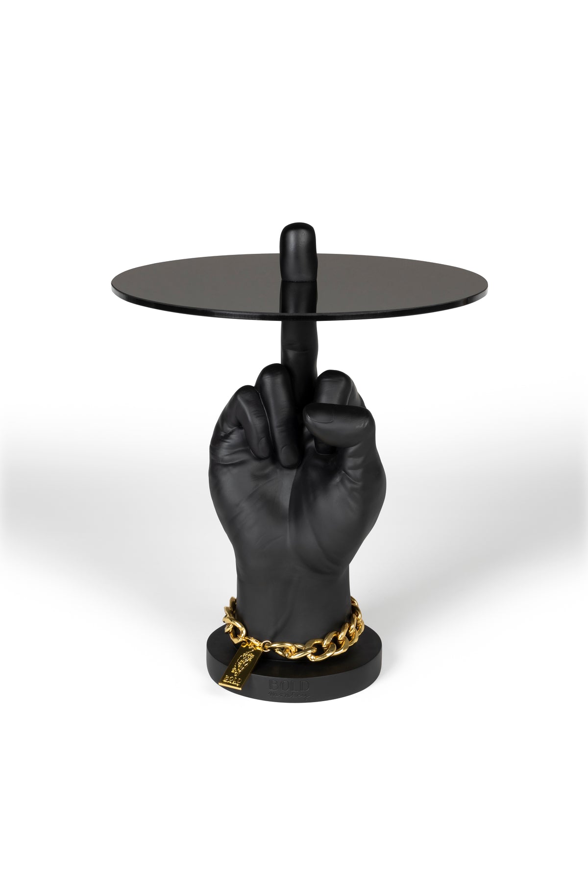 Fother Mucker - Table d'appoint - Verre - Noir