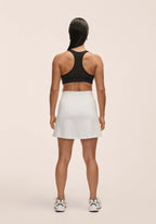 Court Slit Skirt - White
