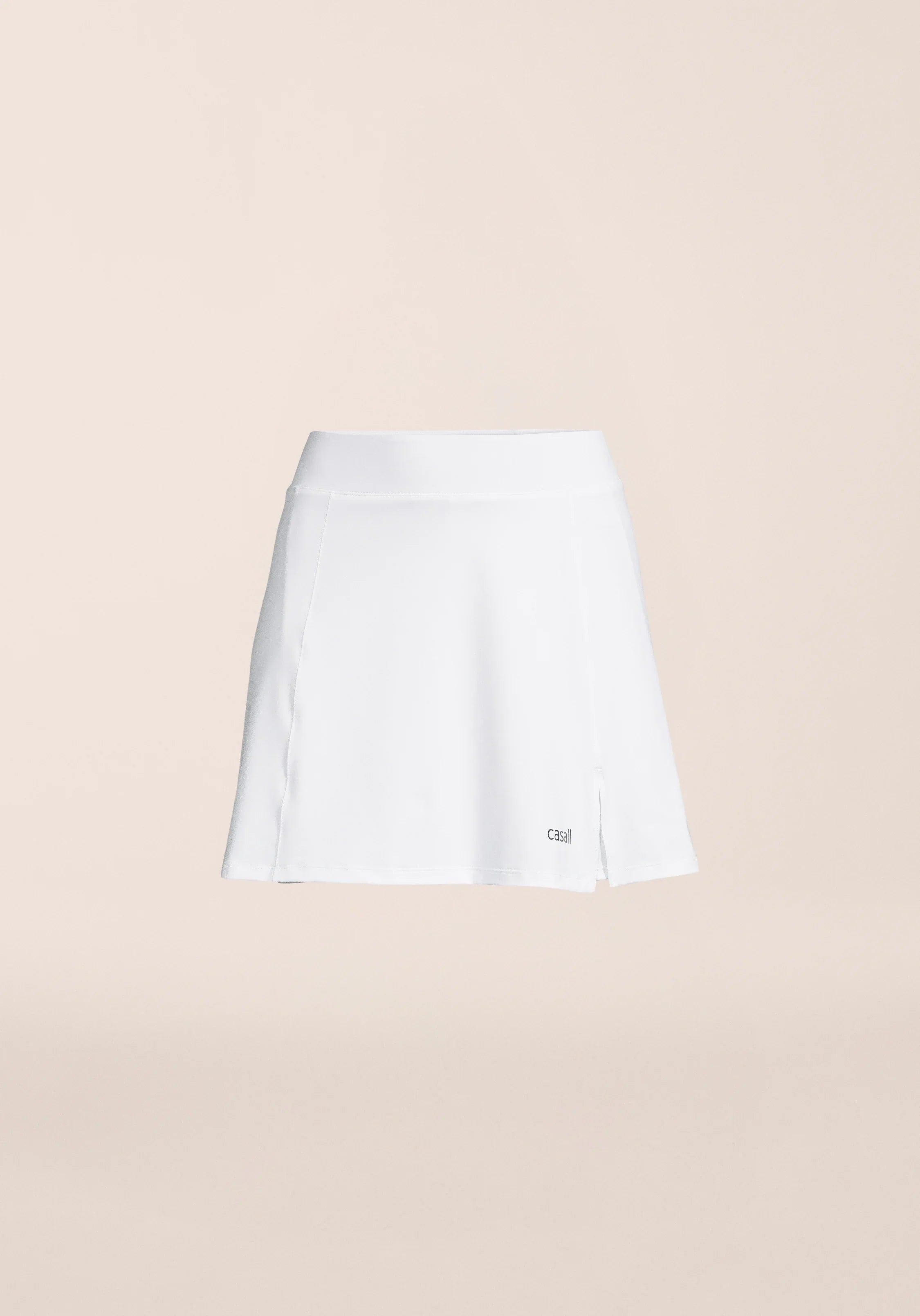 Court Slit Skirt - White