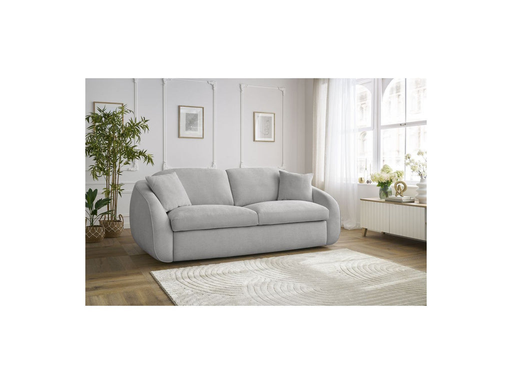Cezanne Straight Sofa Bed with Express Opening and Smooth Fabric