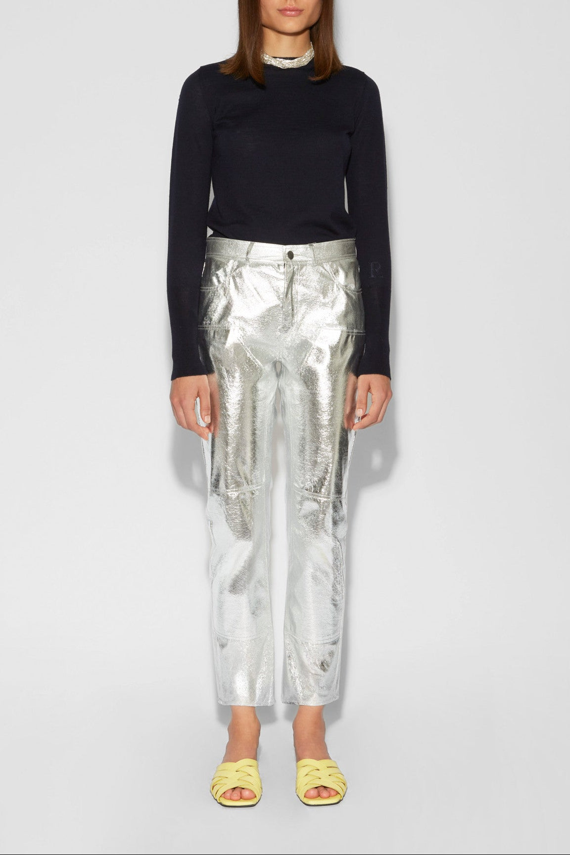 PANTALON LOU SILVER ARGENT