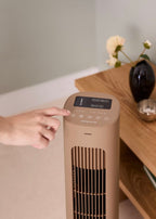 Air Tower - Ventilador De Torre Oscilante 50W Y 77 Cm De Altura - Moca