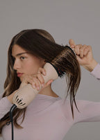 Ceramic LED Volume Styler - Volumising Brush with Dual LED Treatment - Sand