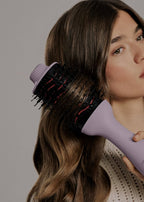 Ceramic Led Volume Styler - Cepillo Voluminizador Con Doble Tratamiento Led - Lavanda