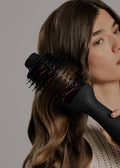 Ceramic LED Volume Styler - Volumising Brush with Dual LED Treatment - Black
