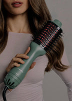 Ceramic Led Volume Styler - Cepillo Voluminizador Con Doble Tratamiento Led - Sage