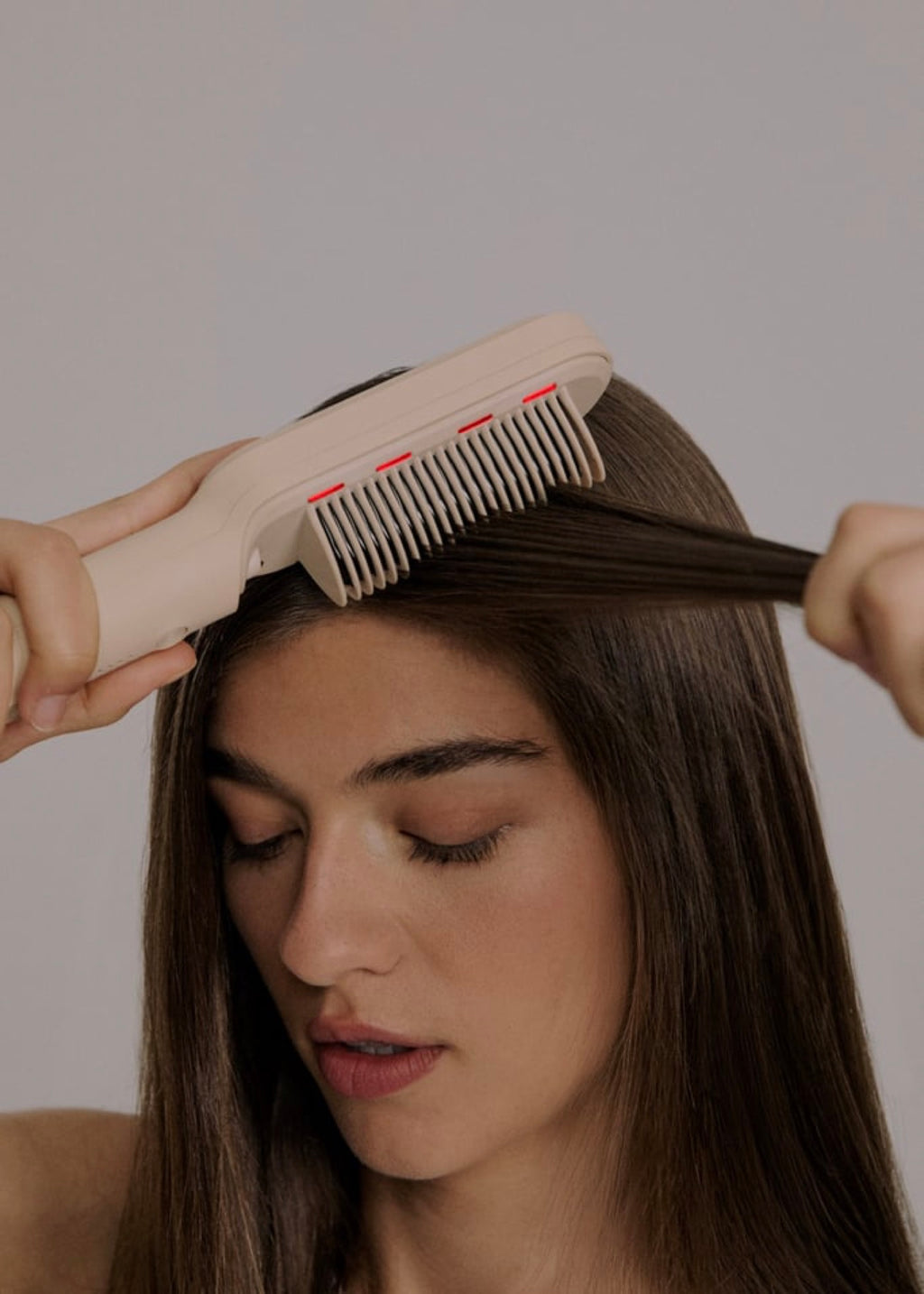 Ion Led Styler - Cepillo Alisador Iónico Con Tratamiento Led - Arena