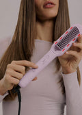 Ion Led Styler - Ionic Straightening Brush with LED Treatment - Lavender