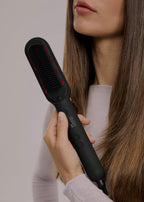 Ion Led Styler - Cepillo Alisador Iónico Con Tratamiento Led - Negro