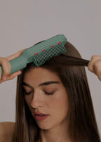 Ion Led Styler - Ionic Straightening Brush with LED Treatment - Sage