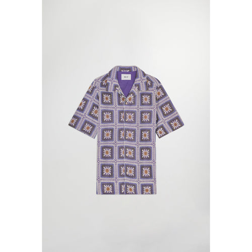 Chemise Julio Crochet Ss - Violet