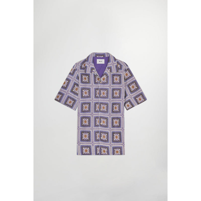 Chemise Julio Crochet Ss - Violet