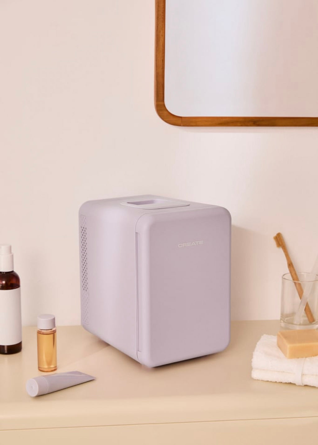 Skincare Mini Fridge - Mini Nevera Para Cosméticos 4L Con Función Frío O Calor - Lavanda