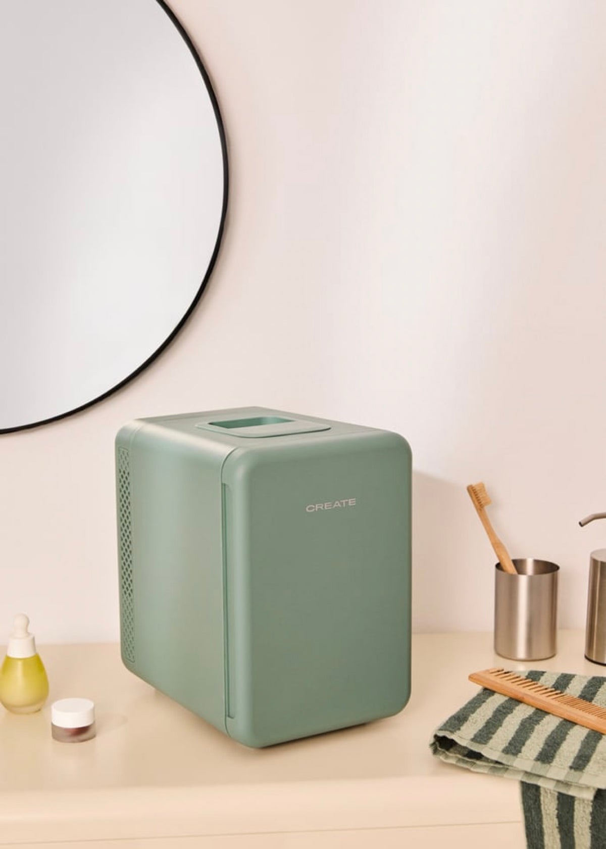 Skincare Mini Fridge - Mini Nevera Para Cosméticos 4L Con Función Frío O Calor - Sage