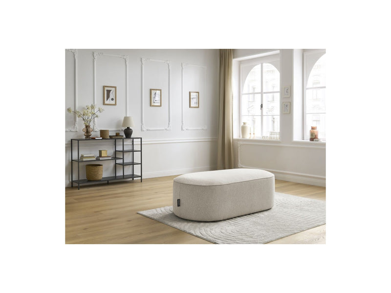 Pouf Pour Canapé Modulable - Rousseau - Tissu Chiné