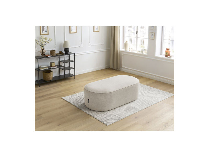 Pouf Pour Canapé Modulable - Rousseau - Tissu Chiné