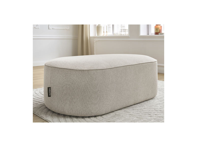 Pouf Pour Canapé Modulable - Rousseau - Tissu Chiné