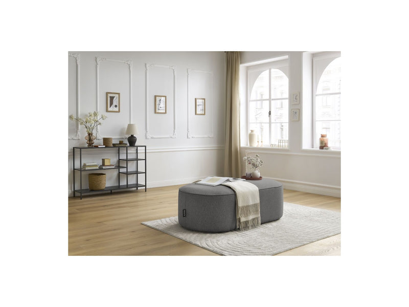 Pouf Pour Canapé Modulable - Rousseau - Tissu Chiné