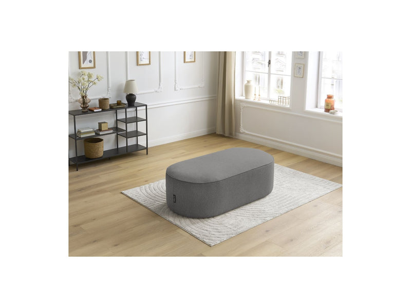 Pouf Pour Canapé Modulable - Rousseau - Tissu Chiné