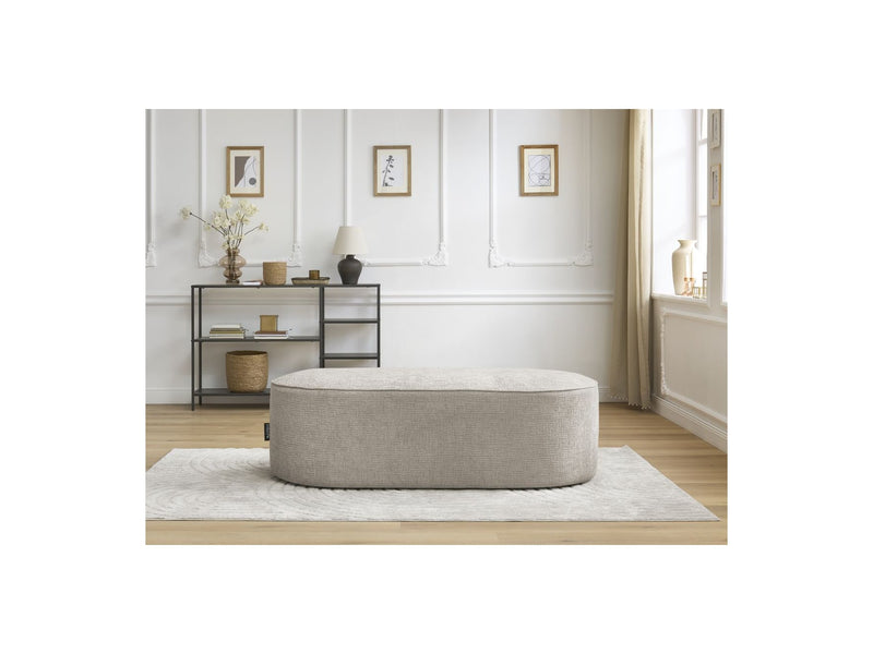 Pouf Pour Canapé Modulable Rousseau - Tissu Texturé