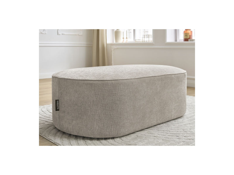 Pouf Pour Canapé Modulable Rousseau - Tissu Texturé