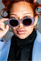Sunglasses - Purple Crystal - Women