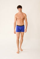Boxer Long En Coton - Redoutable Long Bleu Eblouissant