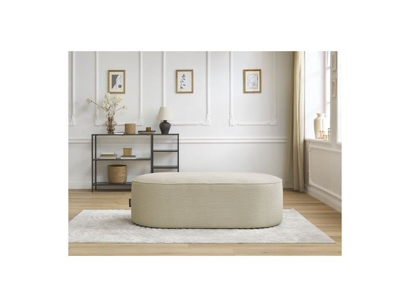 Pouf Pour Canapé Modulable - Rousseau - Velours Côtelé