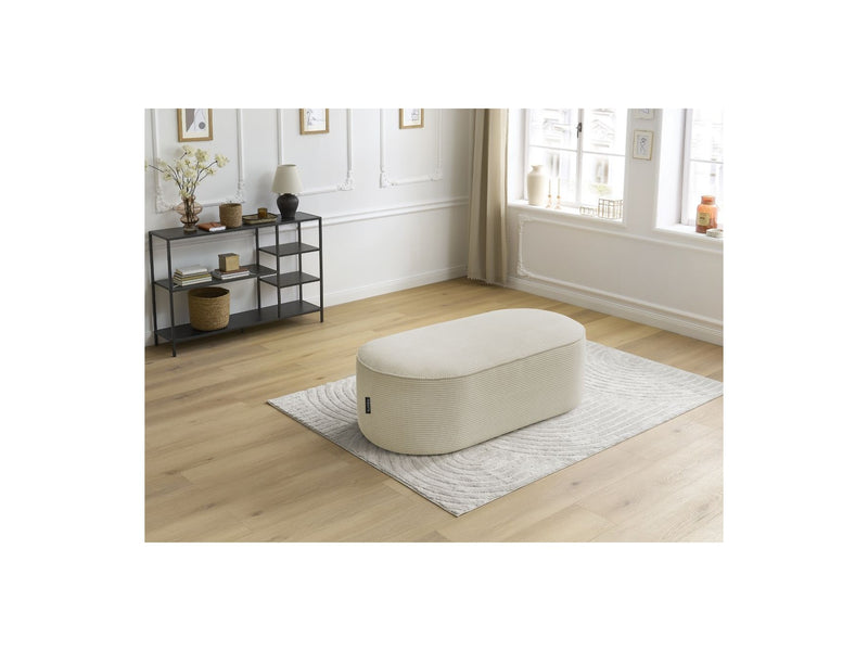 Pouf Pour Canapé Modulable - Rousseau - Velours Côtelé