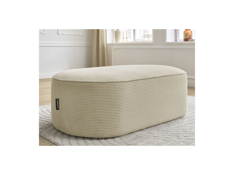 Pouf Pour Canapé Modulable - Rousseau - Velours Côtelé