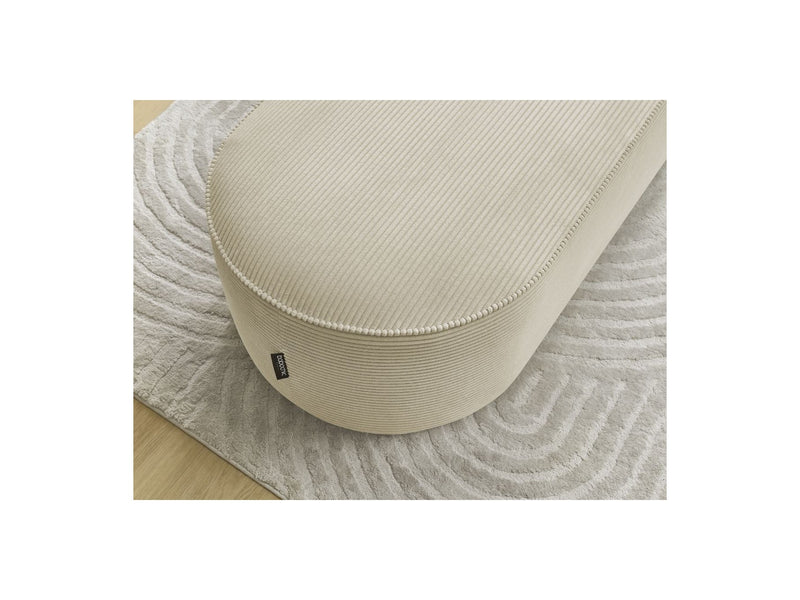 Pouf Pour Canapé Modulable - Rousseau - Velours Côtelé