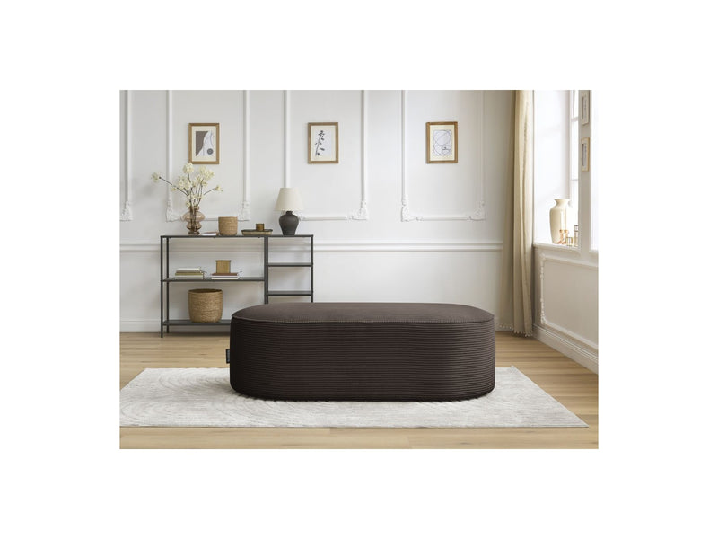 Pouf Pour Canapé Modulable - Rousseau - Velours Côtelé