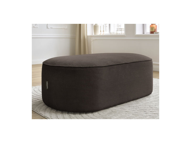 Pouf Pour Canapé Modulable - Rousseau - Velours Côtelé