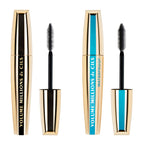 Juego de 2 - Máscaras de pestañas Million Eyes Volume Black + Waterproof