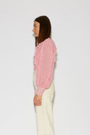 BLOUSE SONG SEERSUCKER PINK