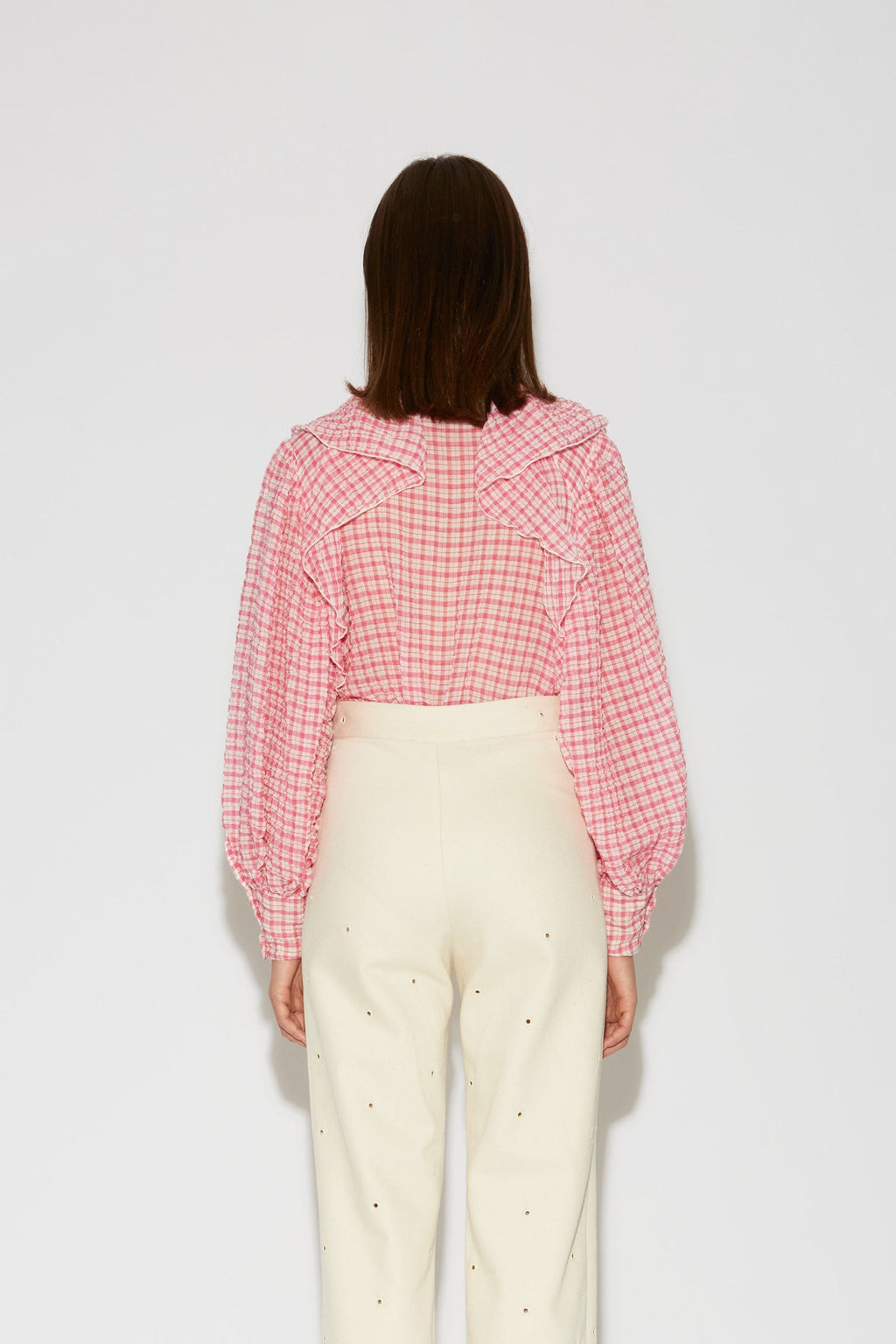 BLUSA SONG SEERSUCKER PINK