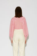 BLOUSE SONG SEERSUCKER PINK