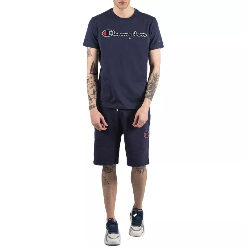 T-Shirt Champion Crewneck - Bleu