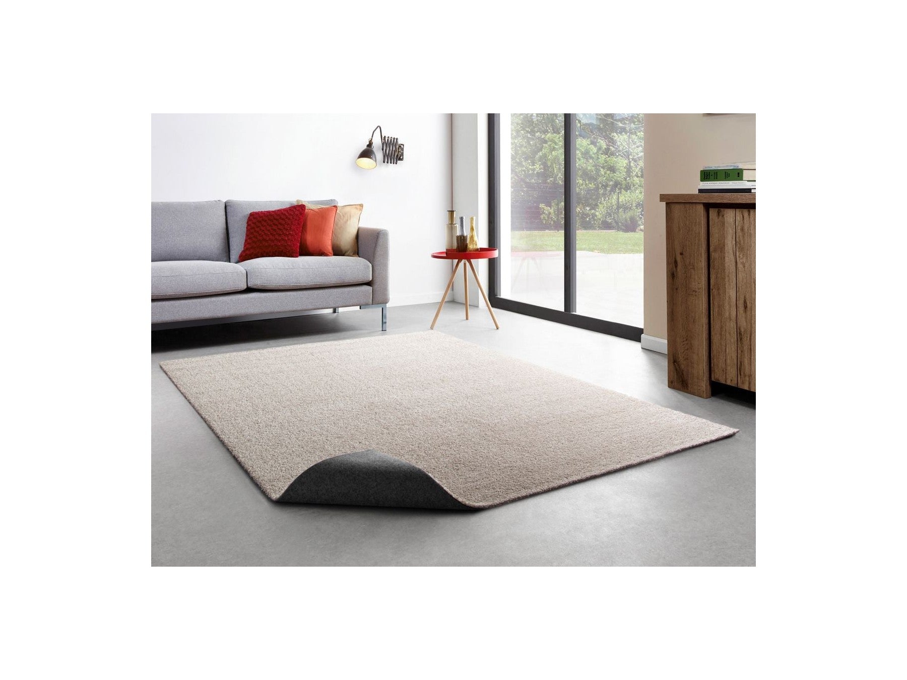 Mireille - Tapis Poils Ras - Beige