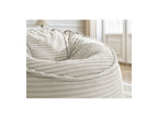 Socrate - Grand Pouf Ultra Moelleux - Velours Côtelé Doux