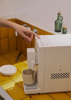 Thera Matic - Cafetera Superautomática 20 Bar Con Molinillo Y Vaporizador - Blanco Roto