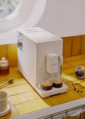 Thera Matic - Macchina Da Caffè Superautomatica 20 Bar Con Macinacaffè & Lancia Vapore - Bianco Sporco