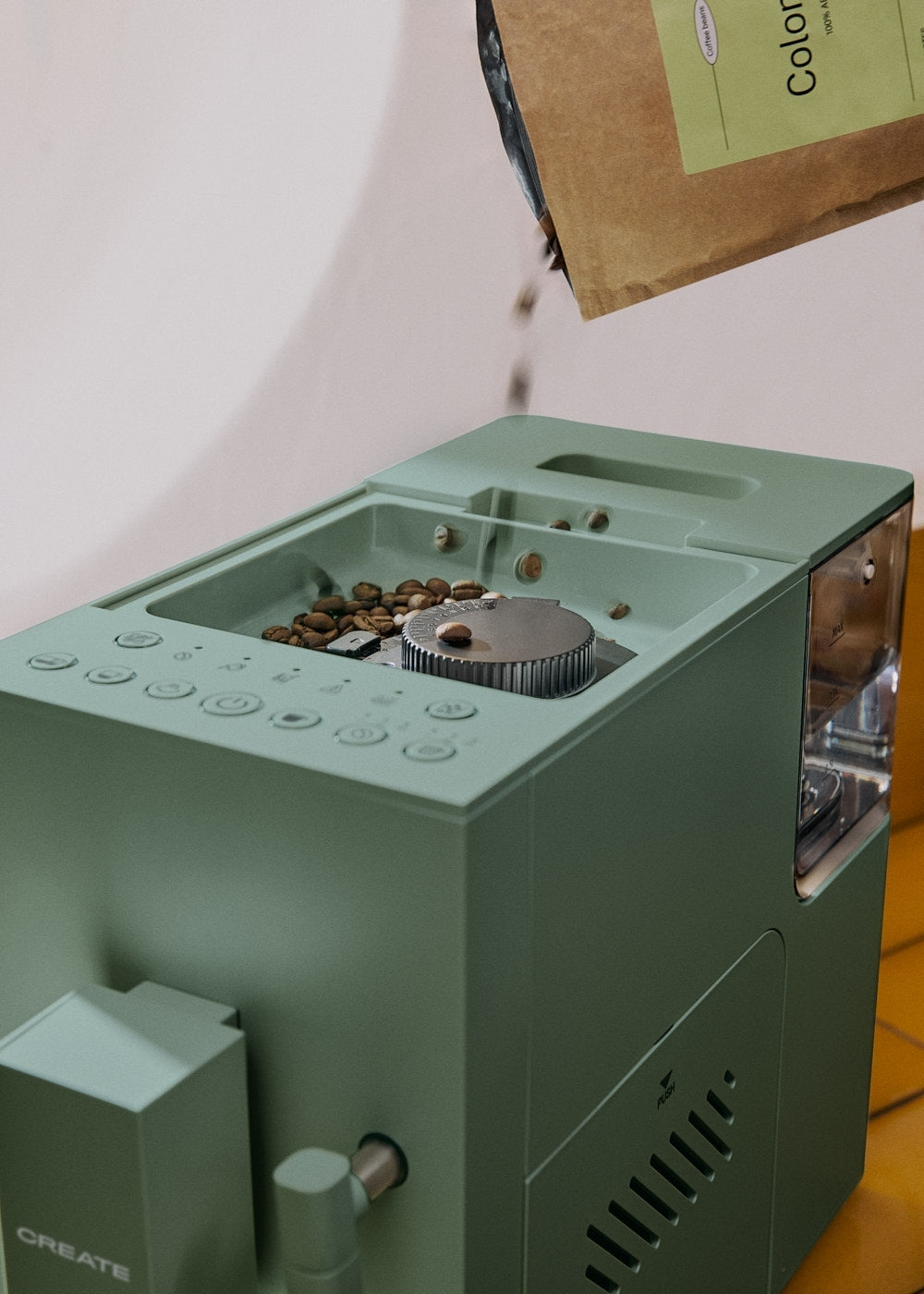 Thera Matic - Machine À Café Automatique 20 Bars Avec Broyeur Et Buse Vapeur - Sauge