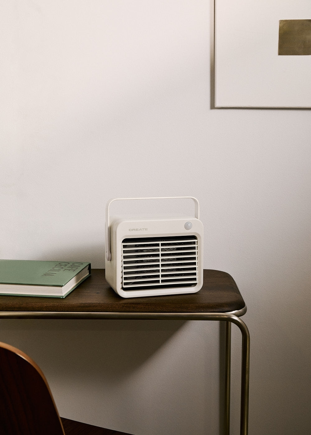 Warm Box Motion - Radiateur Soufflant Céramique 800W Avec Détecteur De Mouvement - Blanc Cassé