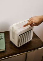 Warm Box Motion - Radiateur Soufflant Céramique 800W Avec Détecteur De Mouvement - Blanc Cassé