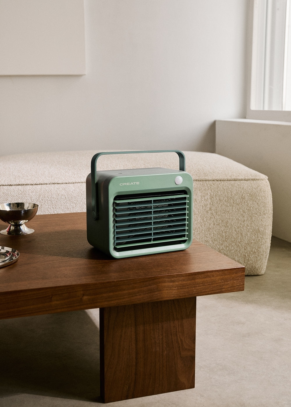 Warm Box Motion - Radiateur Soufflant Céramique 800W Avec Détecteur De Mouvement - Sauge