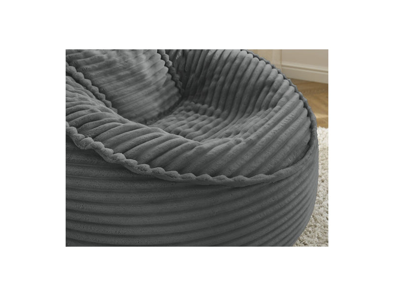 Grand Pouf Ultra Moelleux - Socrate - Velours Côtelé Doux